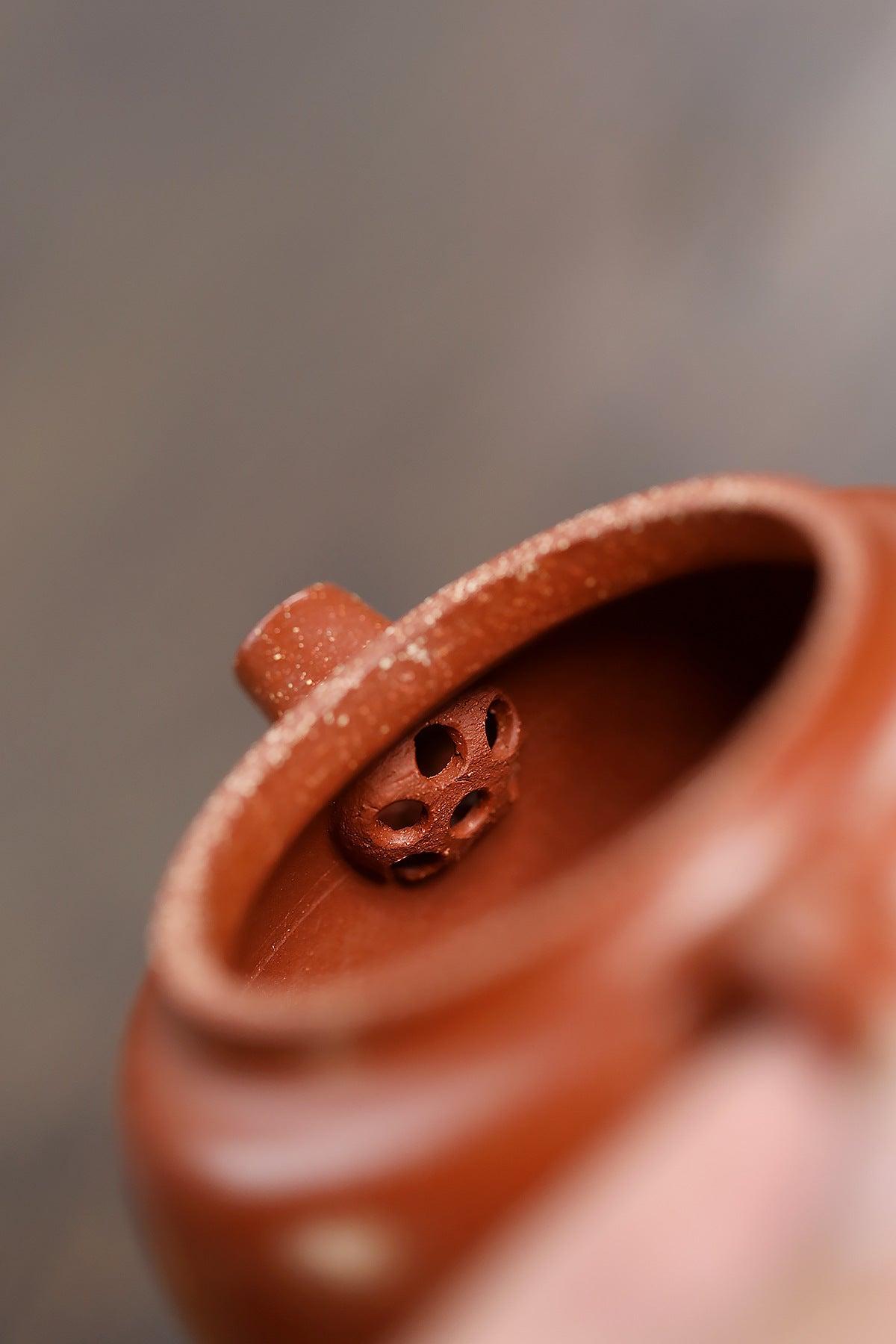 Ruyi Dezhong, downhill mud purple clay pot