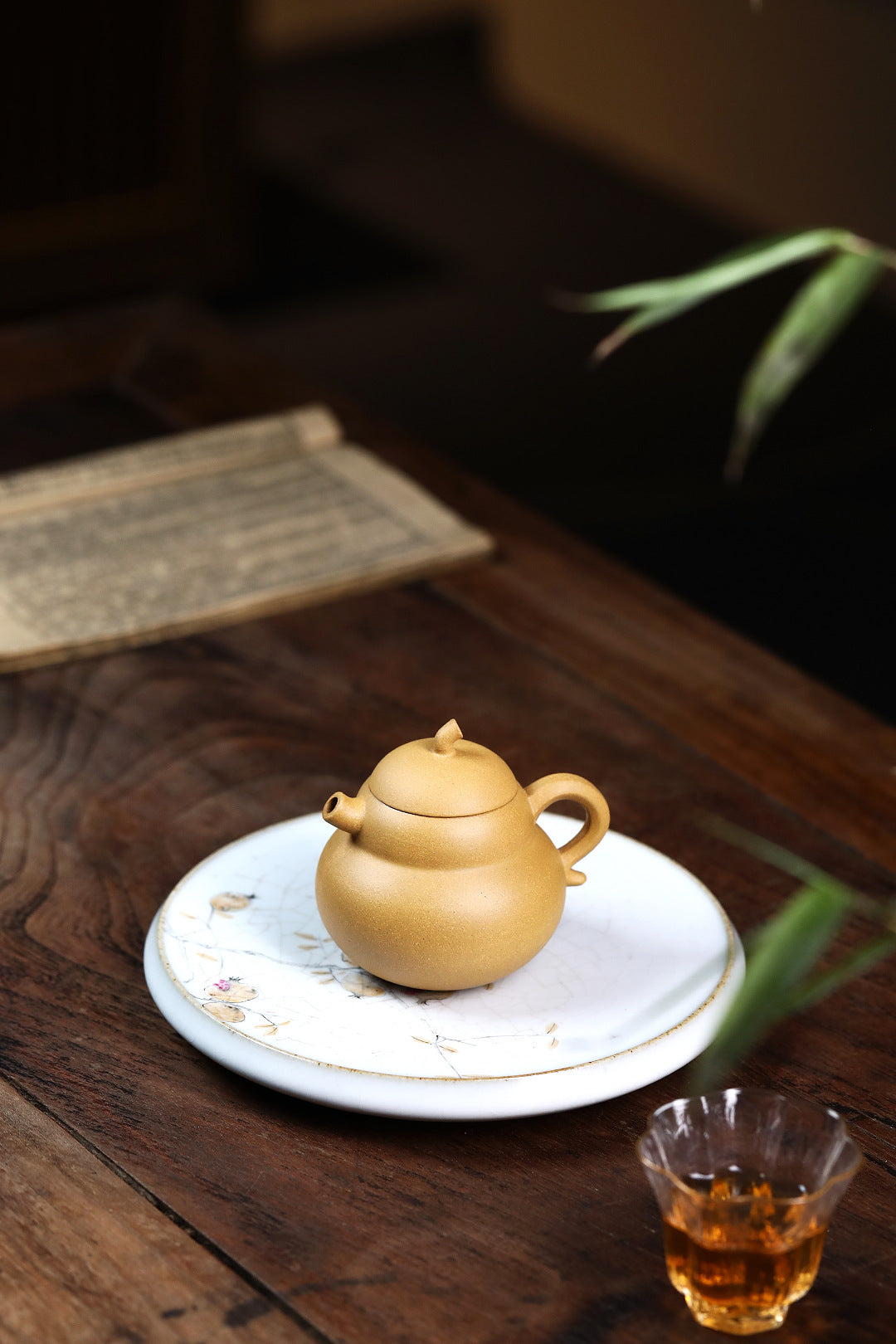Hulu Gourd Teapot in Duanni Clay, 150 ml