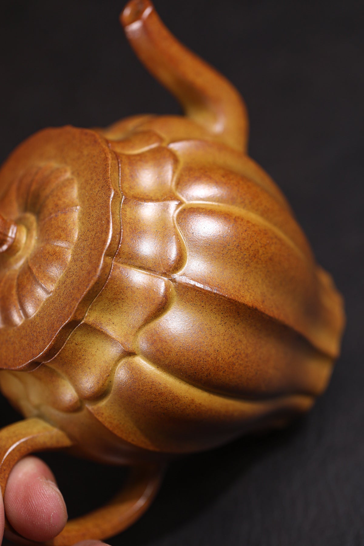 Gaolinghua Yixing Zisha Teapot, Duan Clay, 250 ml