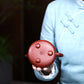 Shipiao Zisha Teapot in Dahongpao Clay, 180 ml