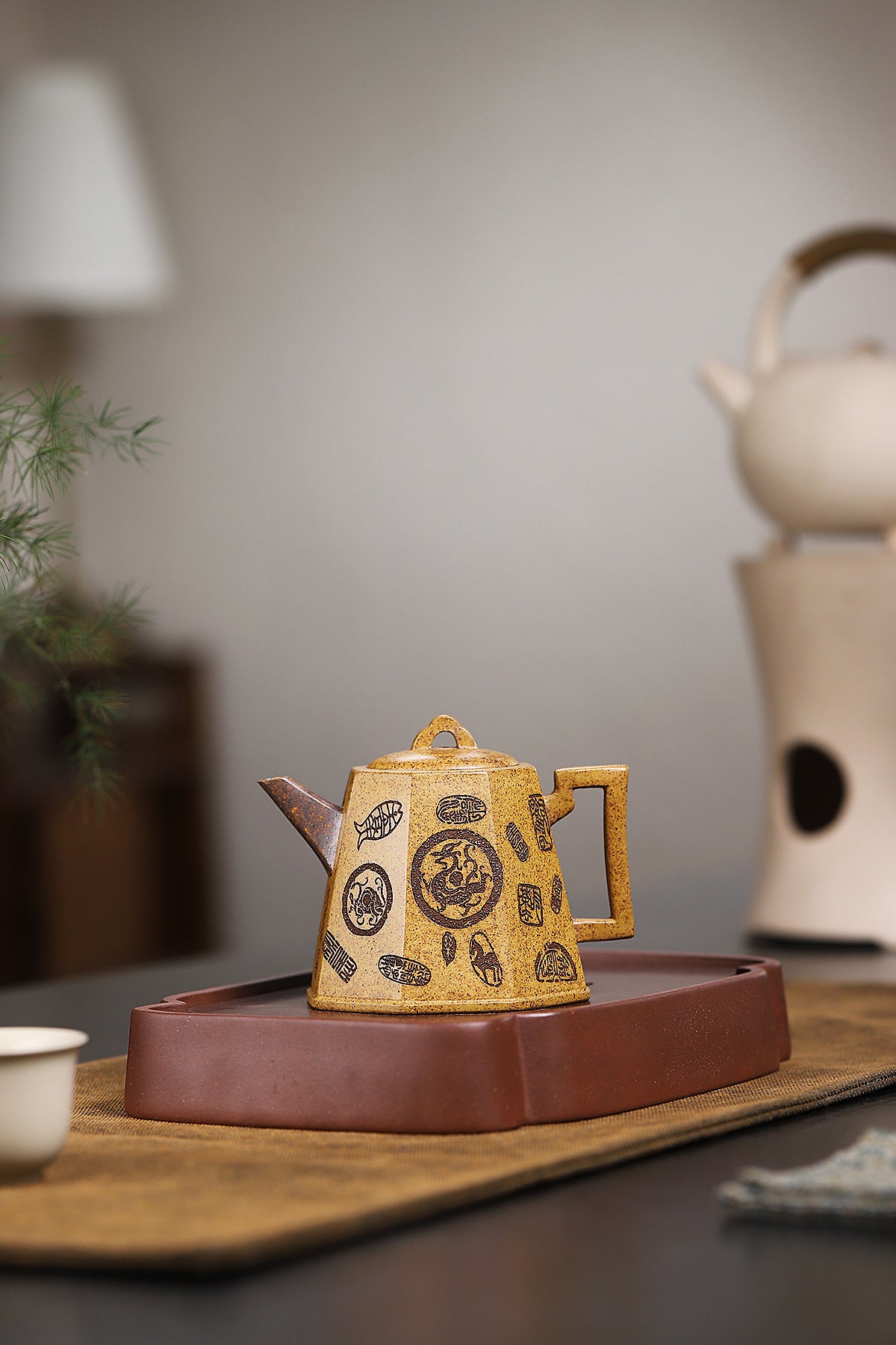 Fanggu Teapot in High-Fired Duanni Clay, 250 ml