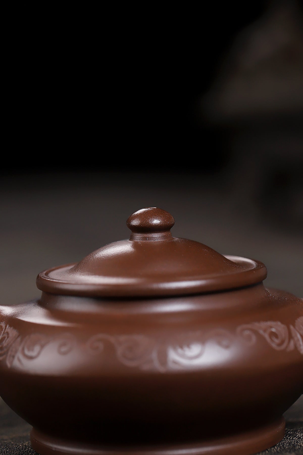 Virtual flat purple mud purple sand teapot