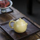 Dragon Egg Zisha Teapot in Benshan Green Clay, 250 ml