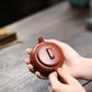 Ruyi Dezhong, downhill mud purple clay pot