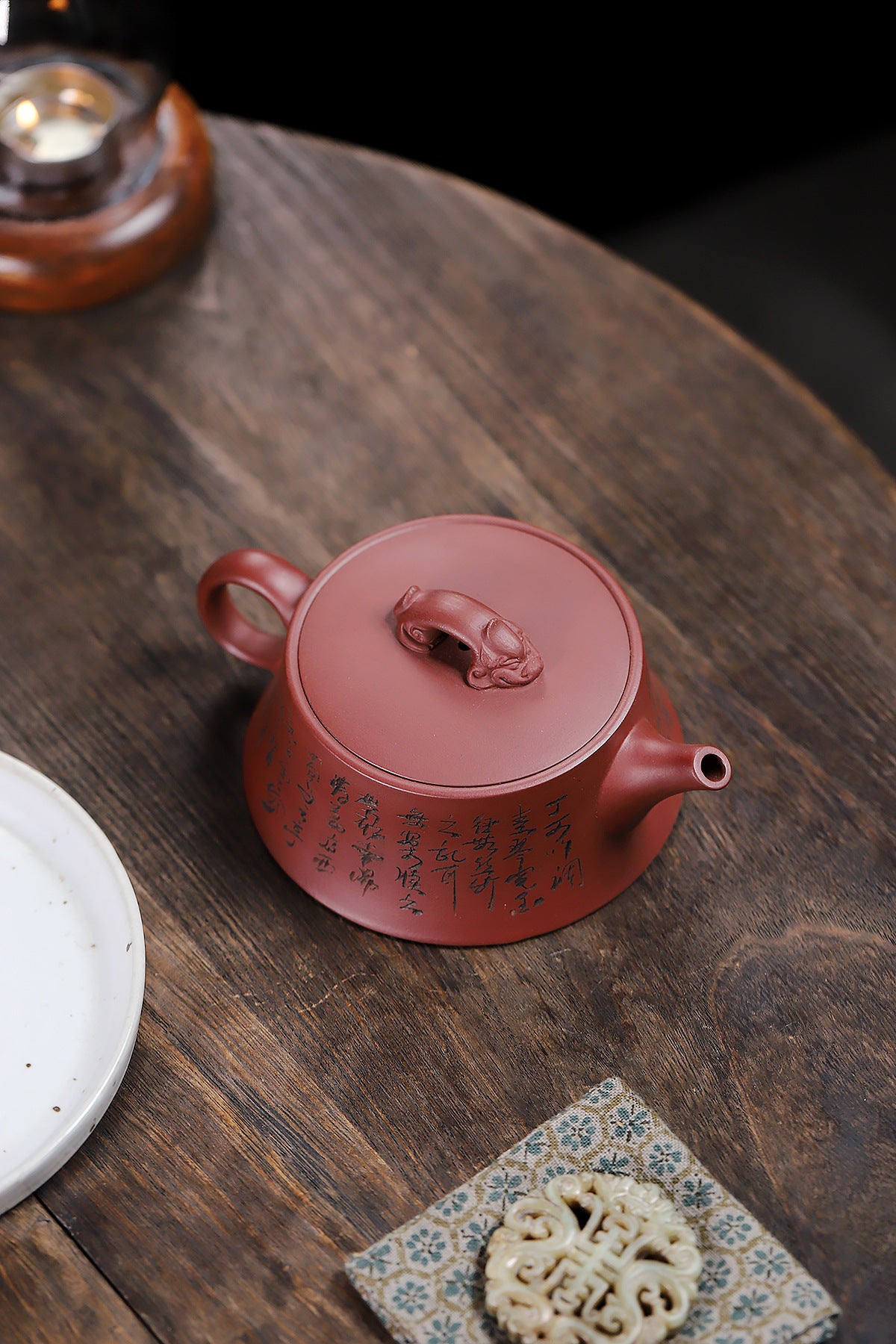 Longyun purple red mud purple sand teapot