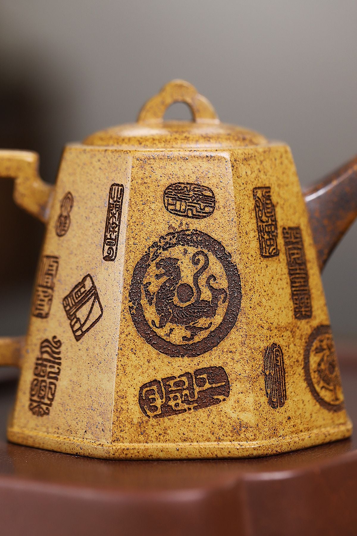 Fanggu Teapot in High-Fired Duanni Clay, 250 ml