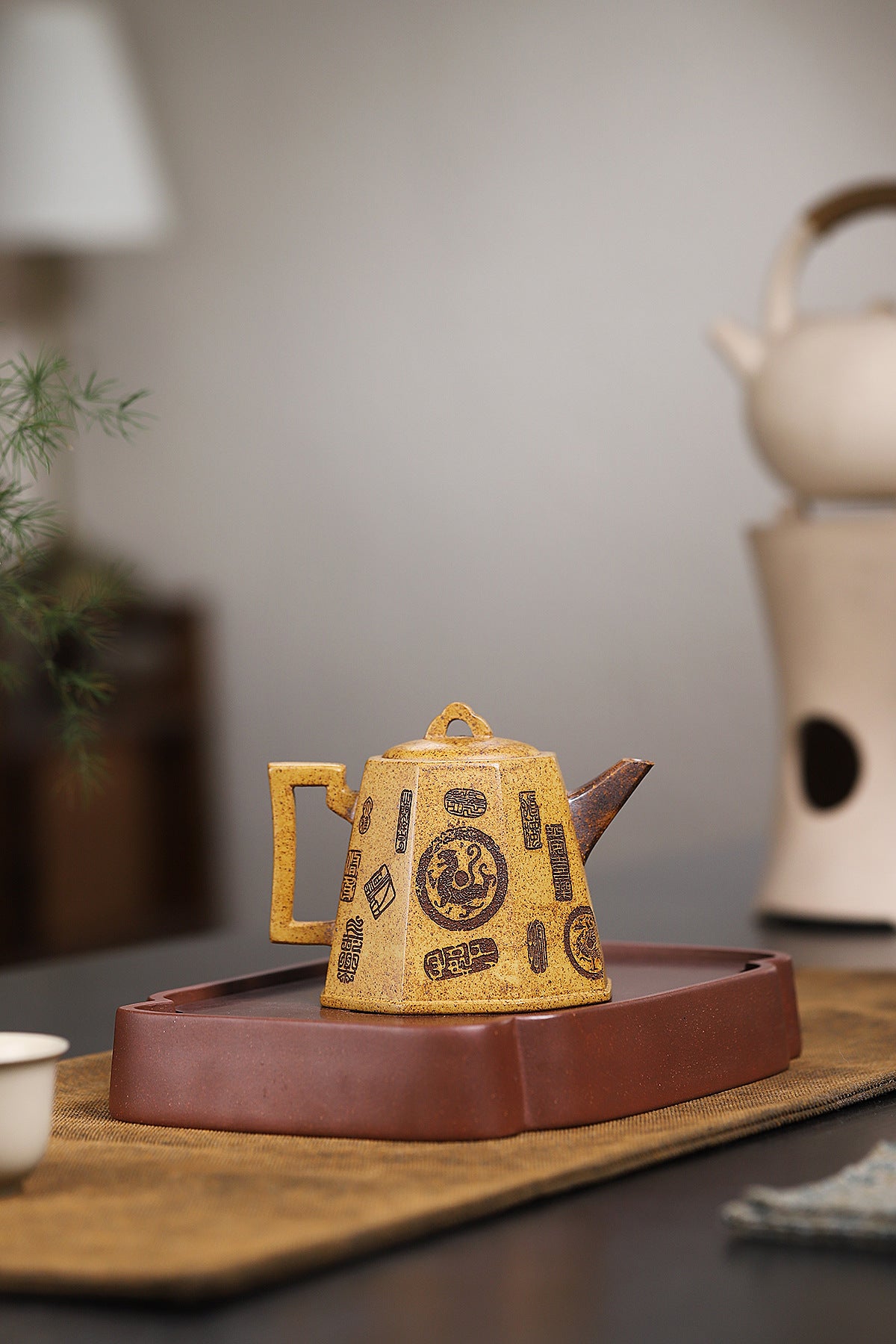 Fanggu Teapot in High-Fired Duanni Clay, 250 ml