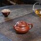 Fanggu Teapot in Jiangpo Zisha Clay, 130 ml