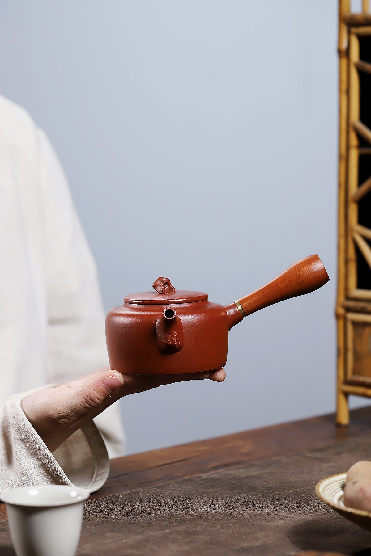 Taihu stone Tang Yu, Zhu Ni Zisha pot