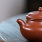 Fanggu Teapot in Jiangpo Zisha Clay, 130 ml