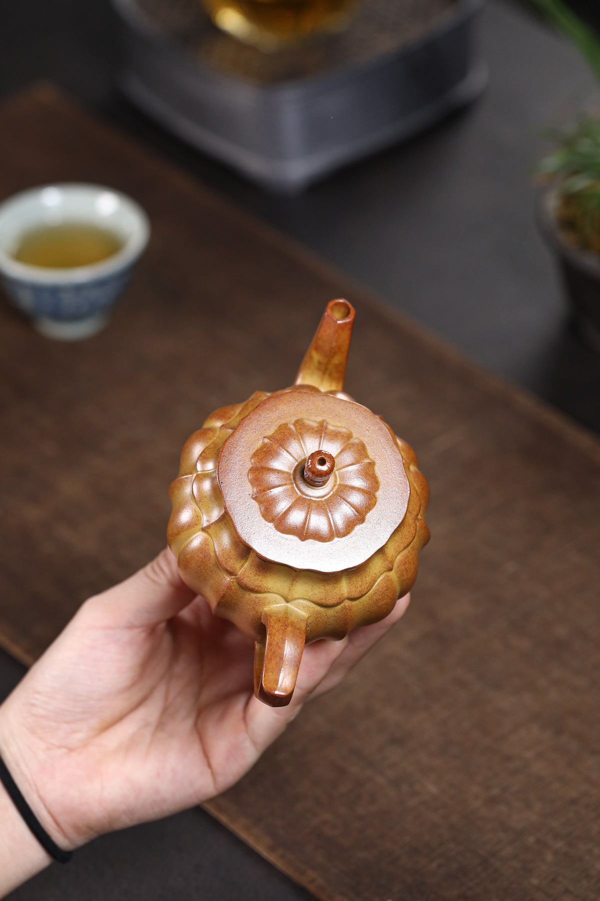 Gaolinghua Yixing Zisha Teapot, Duan Clay, 250 ml