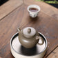 Lotus SeedYixing Zisha Teapot 230ml  family-collected crab shell green clay