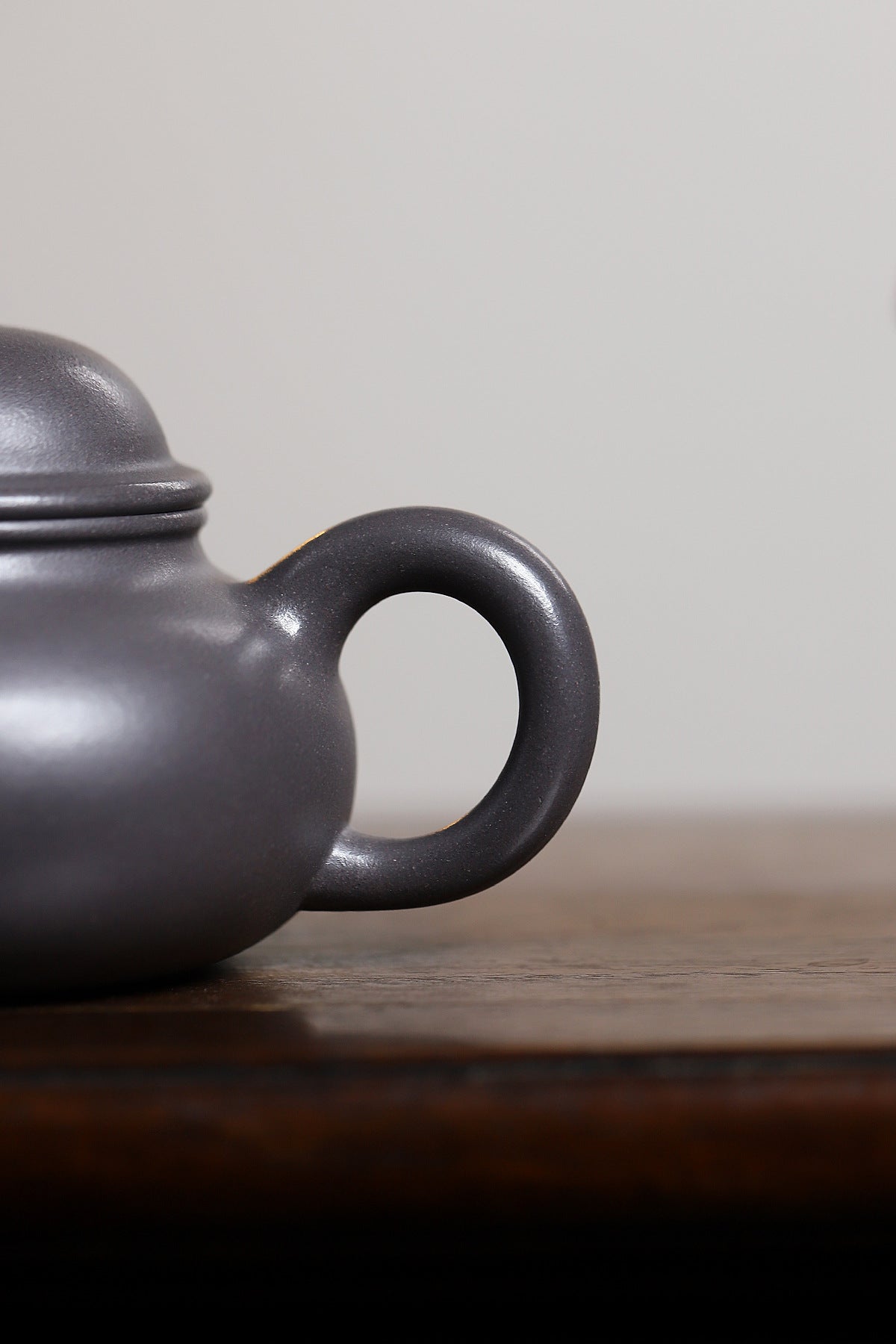 Rongtian Dezhong Teapot in Tianqing Zisha Clay, 180 ml