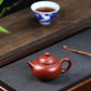 Shuiping Teapot in Dahongpao Clay, 100 ml