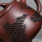 Guan Shan Gao Shi Piao Yixing Teapot – Carved Zisha Teapot (250ml)