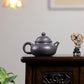 Rongtian Dezhong Teapot in Tianqing Zisha Clay, 180 ml