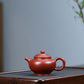 Duoqiu Teapot in Dahongpao Zisha Clay, 120 ml
