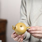 Meiren Jian Zisha Teapot in Golden Zhuni Clay, 130 ml