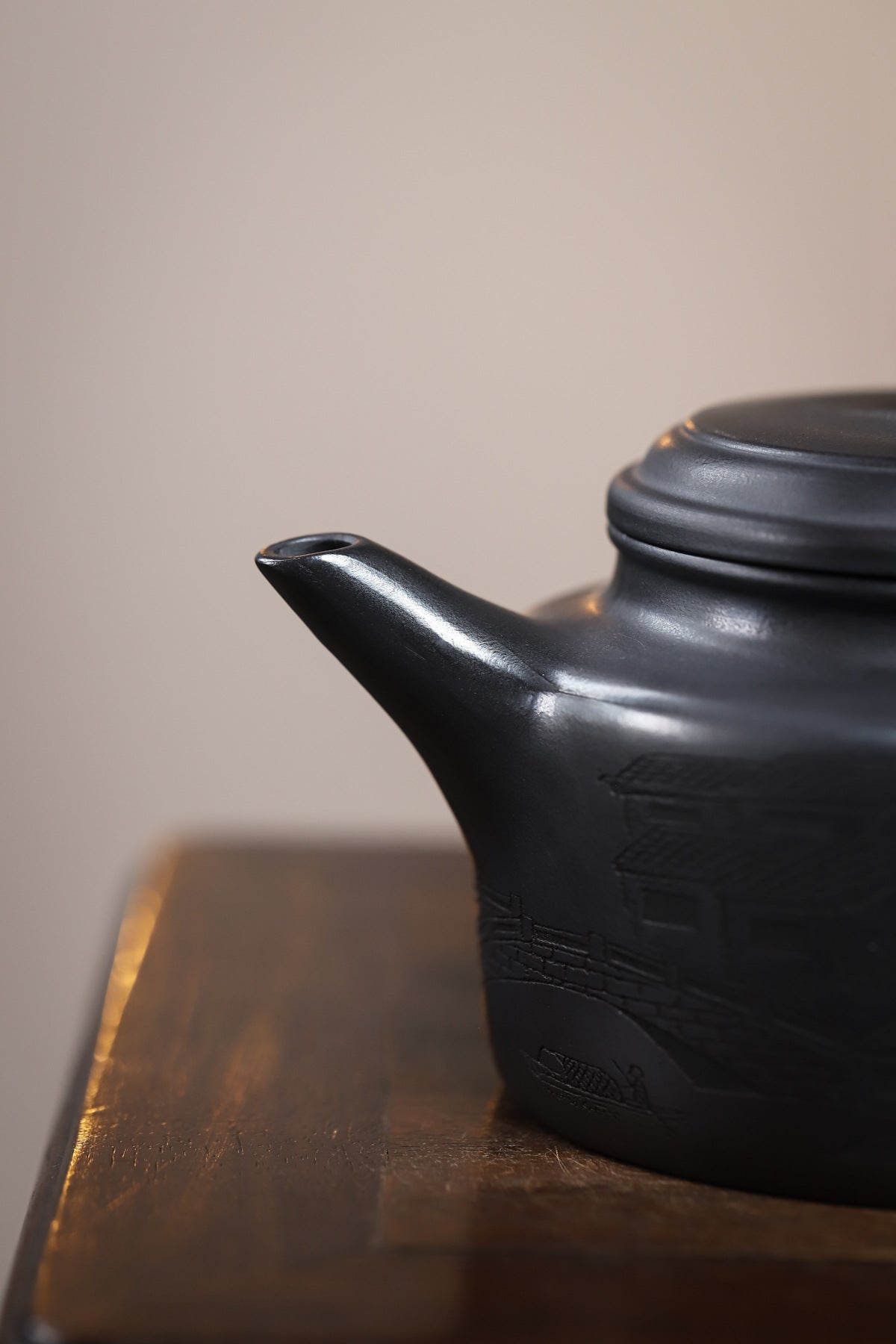 Dezhong Purple Clay Teapot, Shihuang Clay, 260 ml