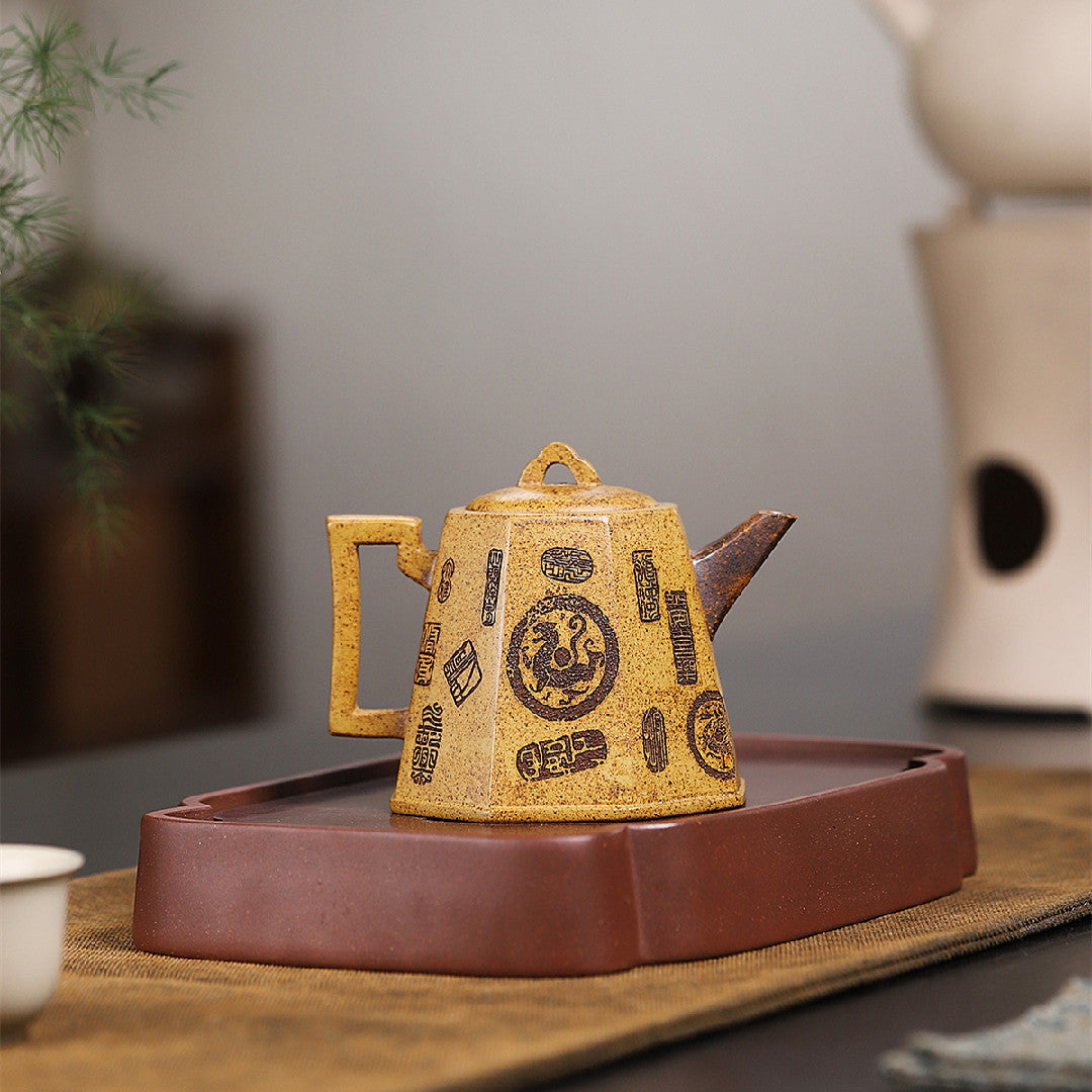 Fanggu Teapot in High-Fired Duanni Clay, 250 ml