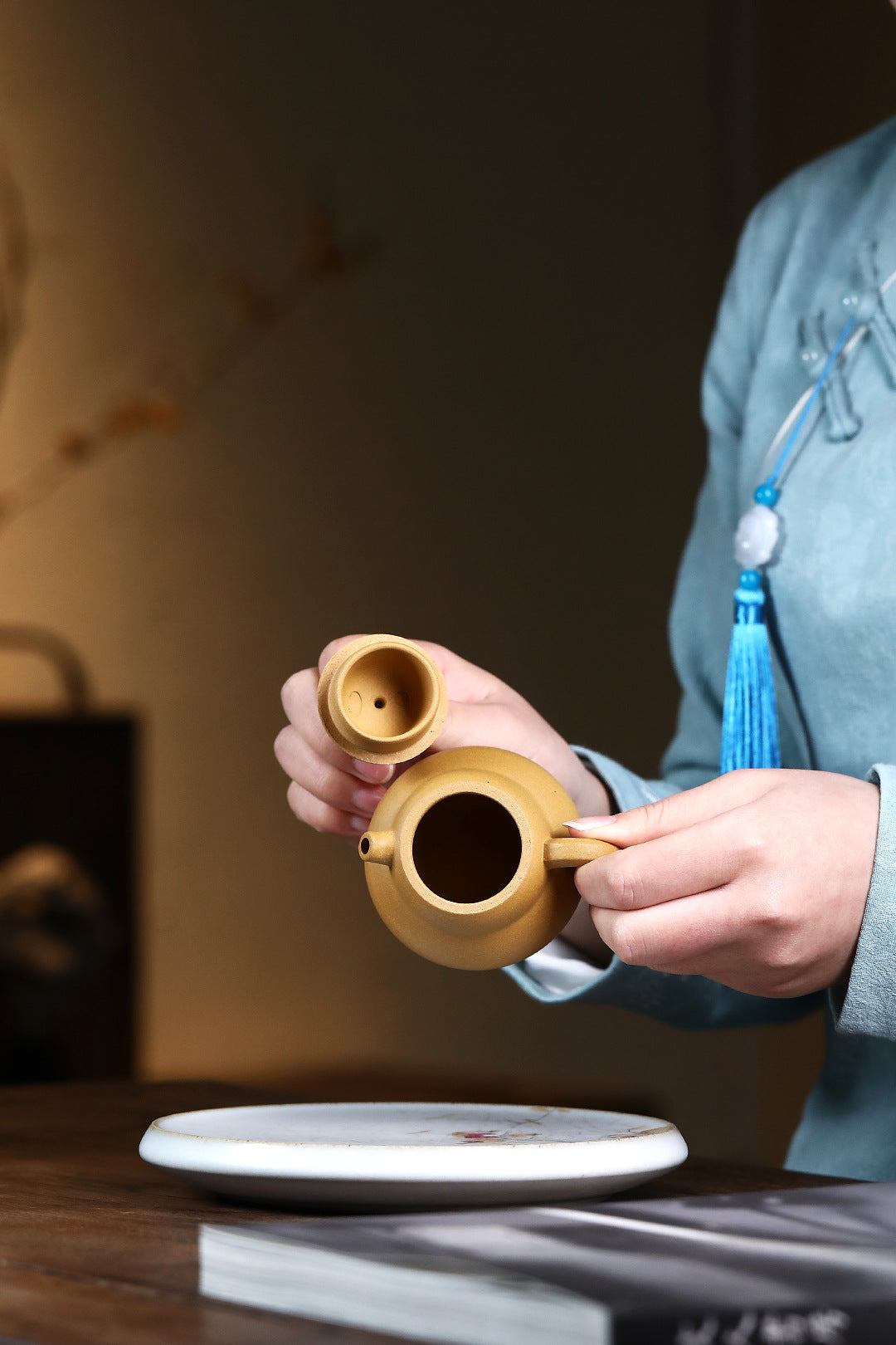Hulu Gourd Teapot in Duanni Clay, 150 ml