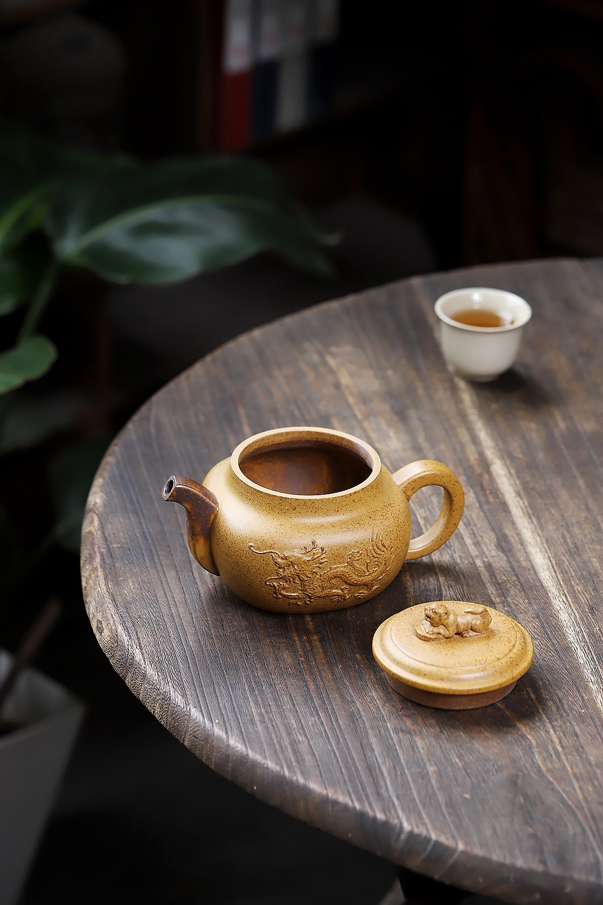 Sifang Longyun Duan Ni Zisha pot
