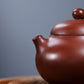 Wendan-Shaped Zisha Teapot in Red Bipi Clay, 130 ml