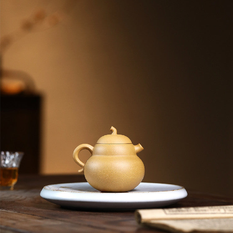Hulu Gourd Teapot in Duanni Clay, 150 ml