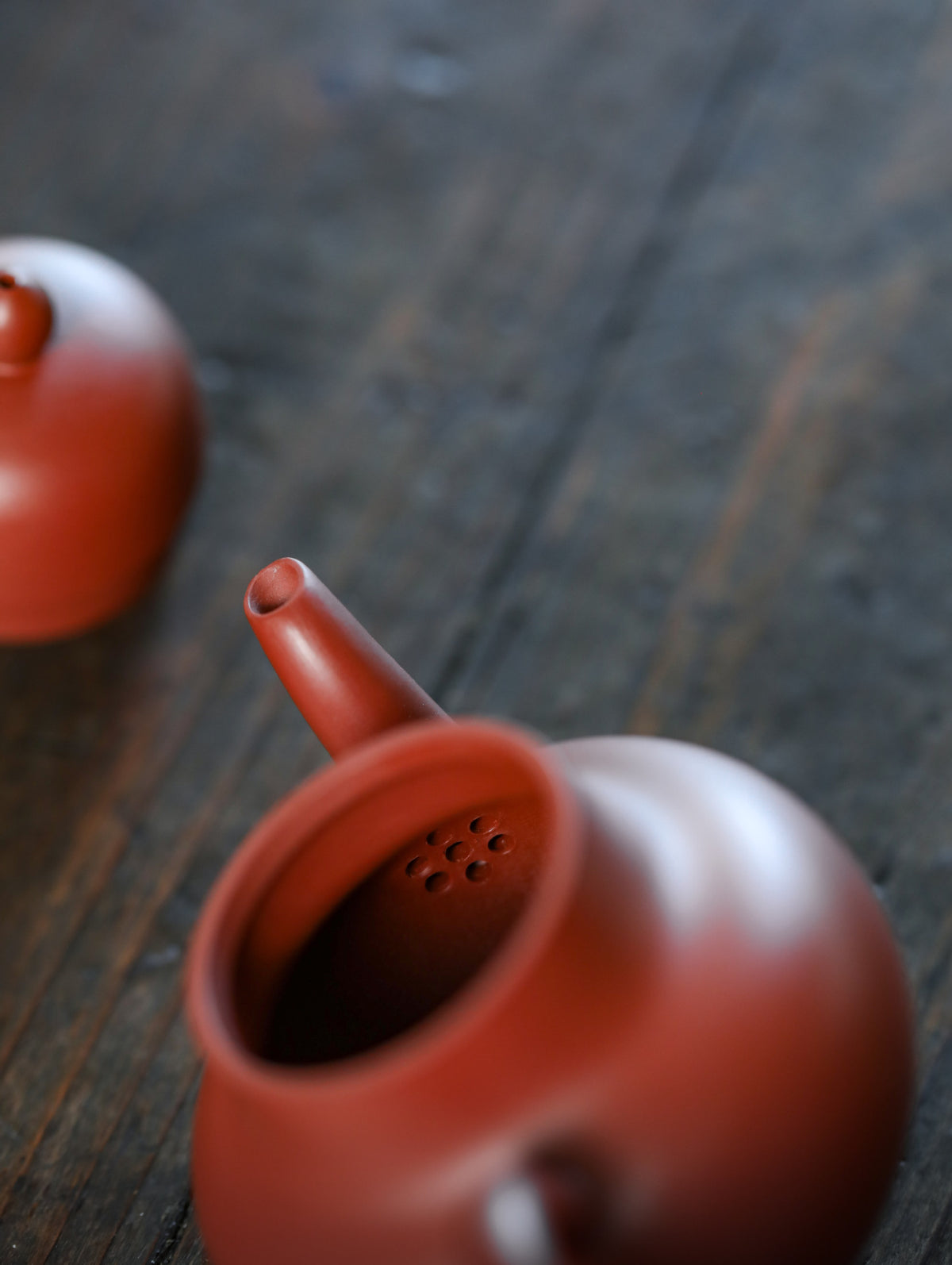 Siting Teapot in Yixing Zisha Clay, 100 ml