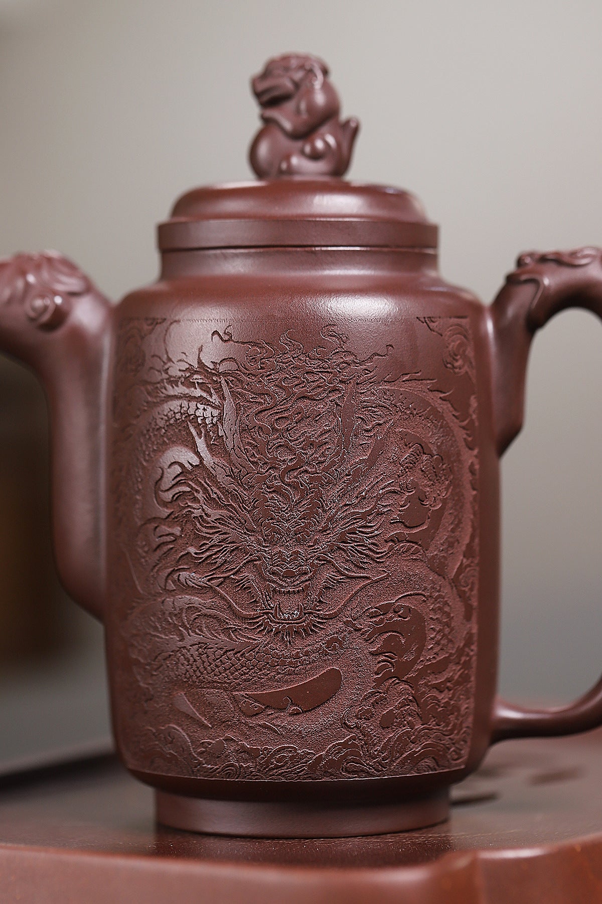 Jisi Zisha Teapot in Original Purple Clay, 320 ml