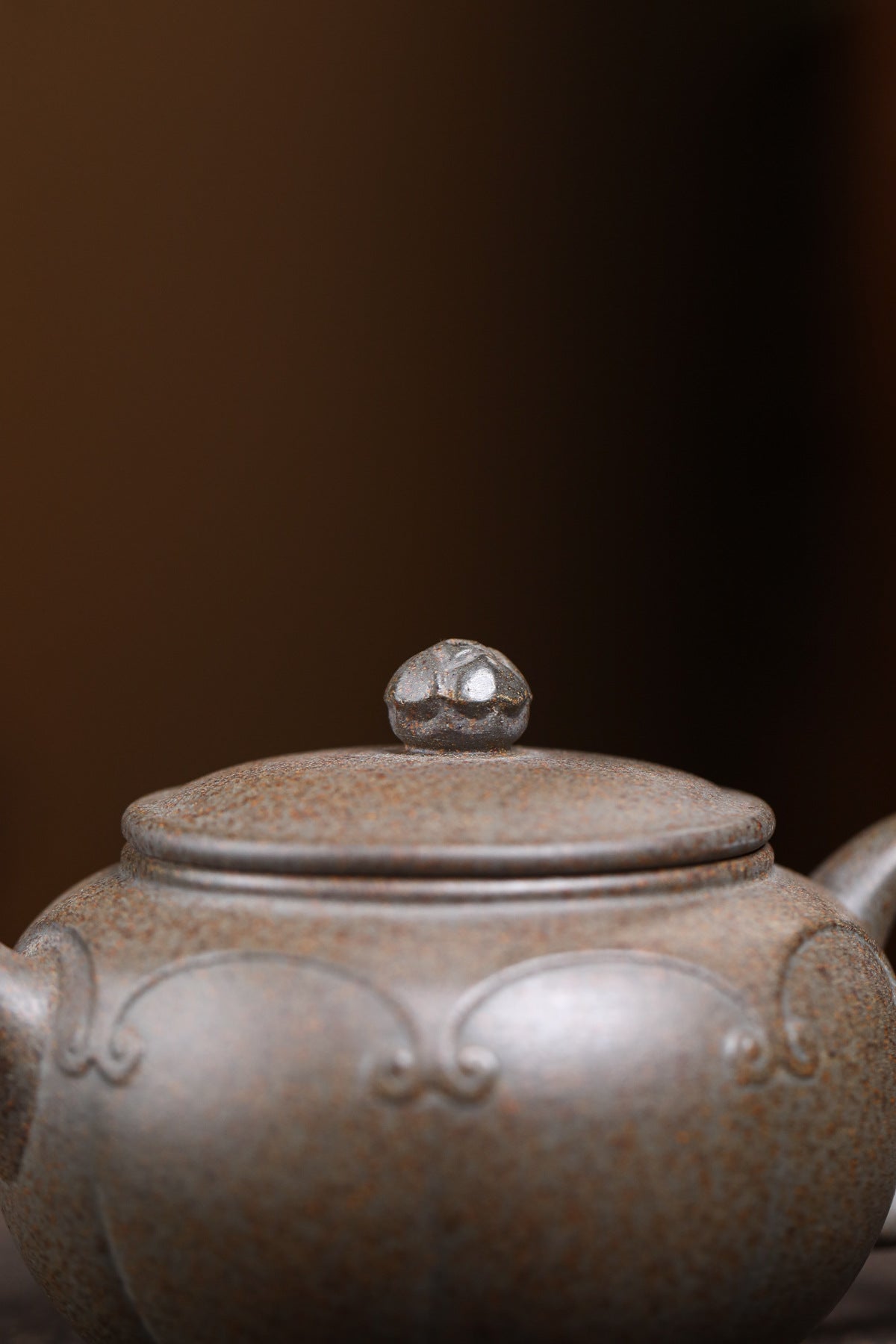 Dezhong Purple Clay Teapot 200 ml with Built-In Ball-Hole Filter