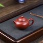 Shuiping Teapot in Dahongpao Clay, 100 ml