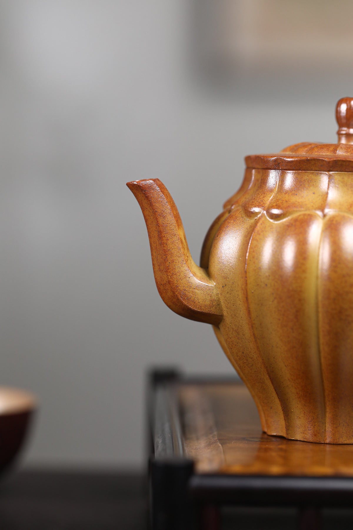 Gaolinghua Yixing Zisha Teapot, Duan Clay, 250 ml