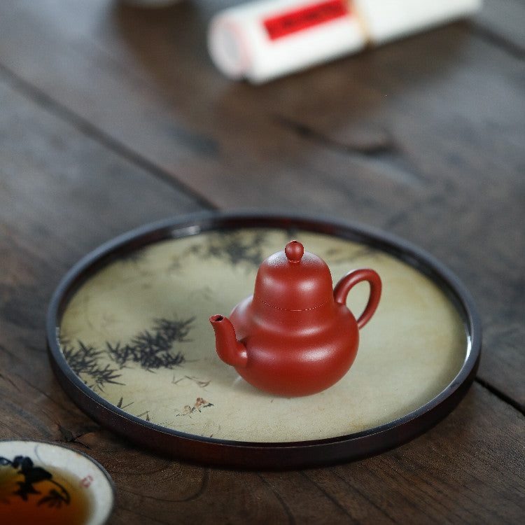 Siting Teapot in Yixing Zisha Clay, 100 ml