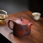 Dezhong Teapot in Longxuesha Clay, 430 ml