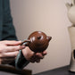 Longdan Duoqiu Zisha Teapot, Jiangpo Clay, 170 ml