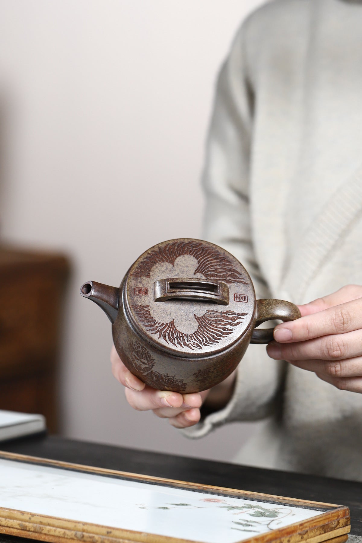Wukong Hanwa Zisha Clay Teapot, 220 ml