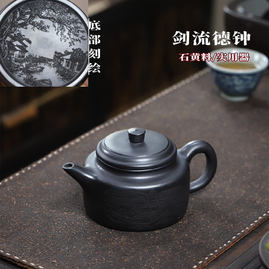 Dezhong Purple Clay Teapot, Shihuang Clay, 260 ml