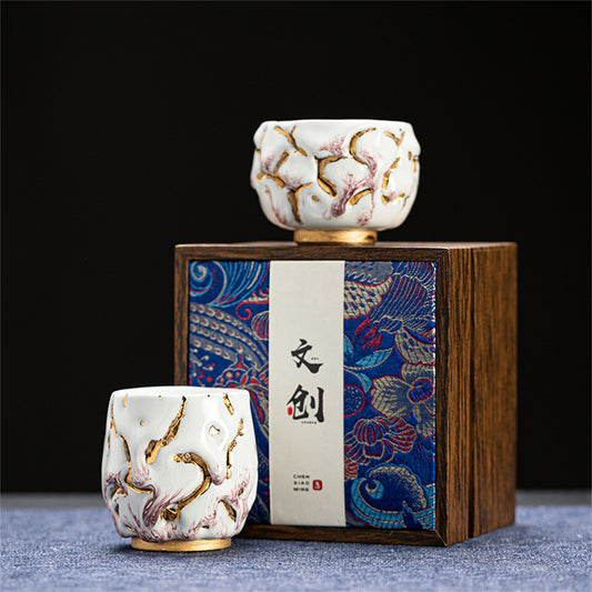 Japanese-style Lava Rock Tea Cup