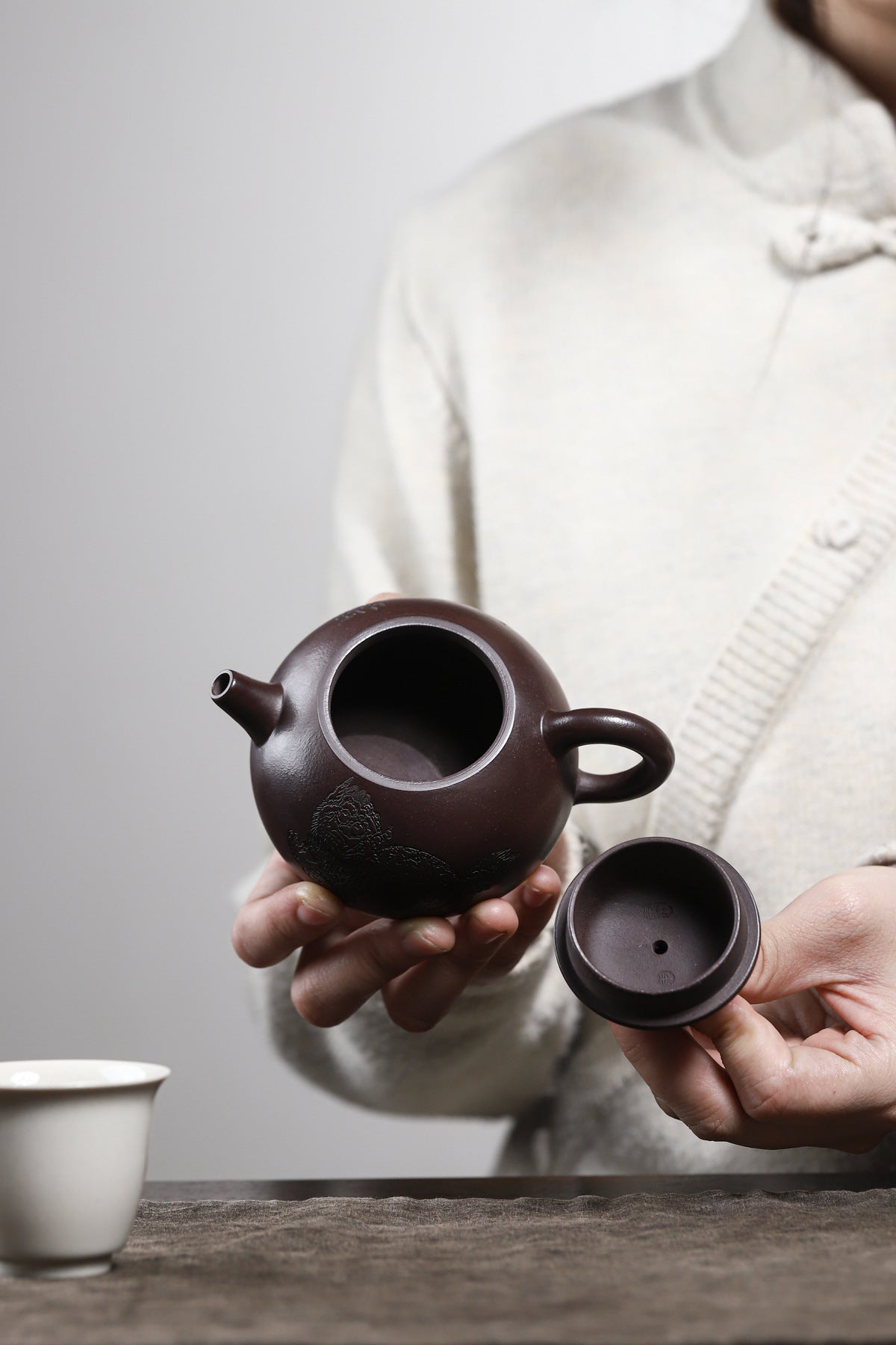 Little Admiralty Purple Clay Purple Sand Teapot