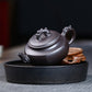 Liufang Longyun Yixing Zisha Teapot 250ml Raw Ore Black Mud