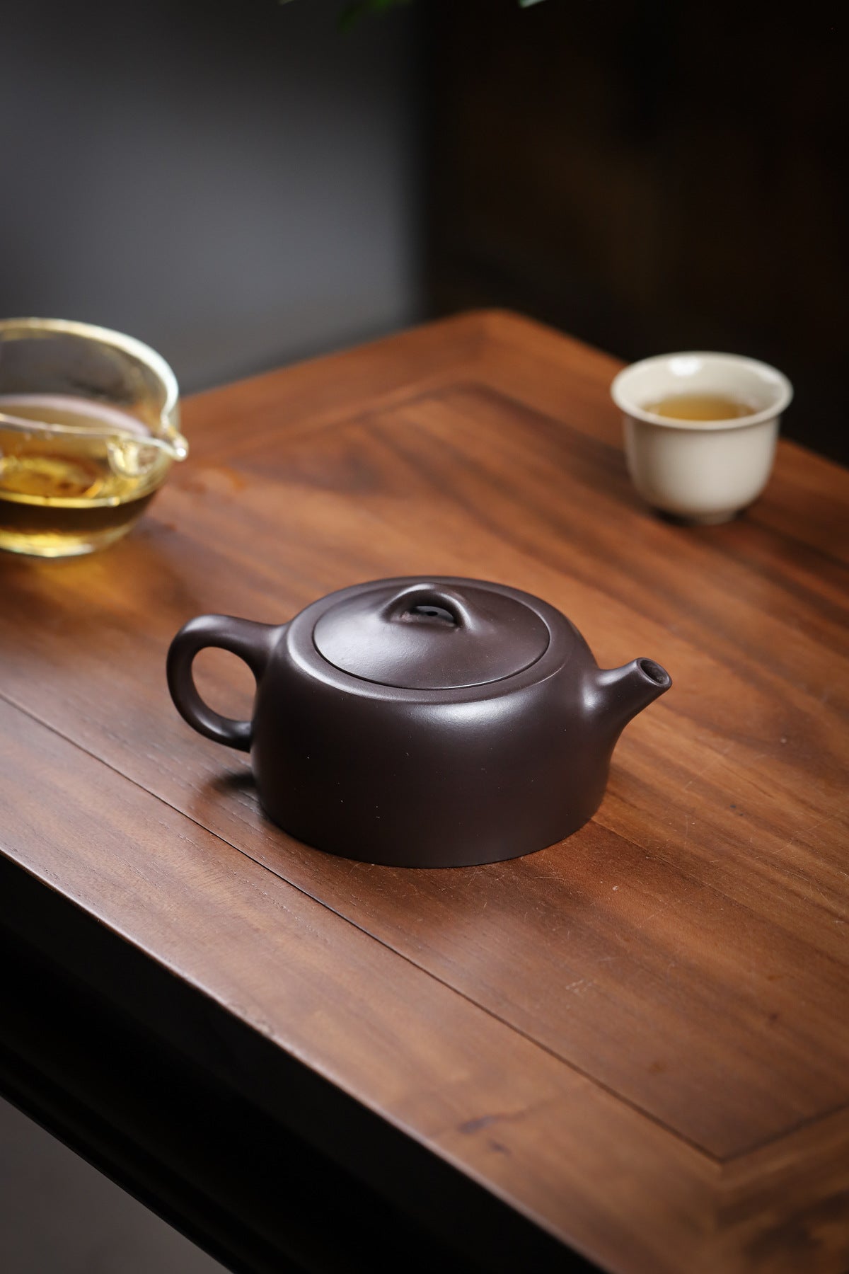 Jinglan Yixing Zisha Teapot 250ml golden vermilion mud