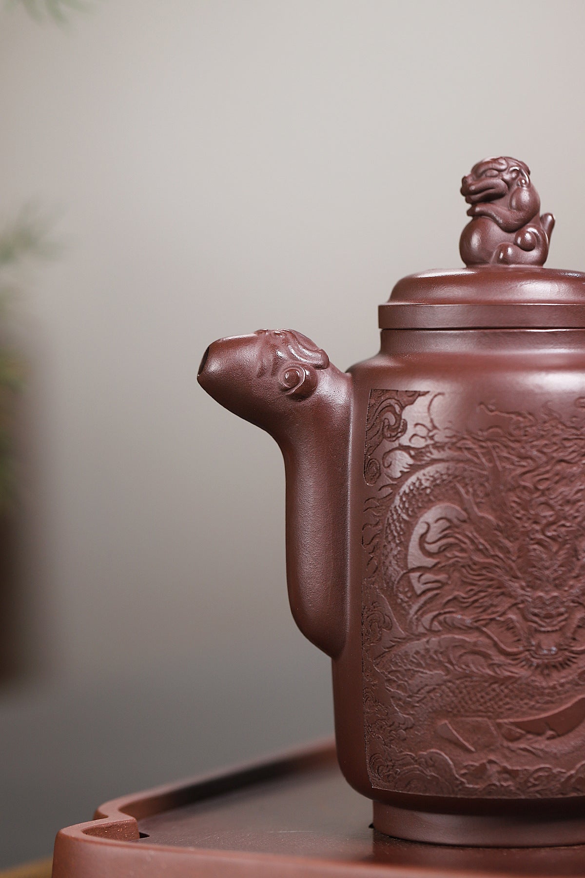 Jisi Zisha Teapot in Original Purple Clay, 320 ml