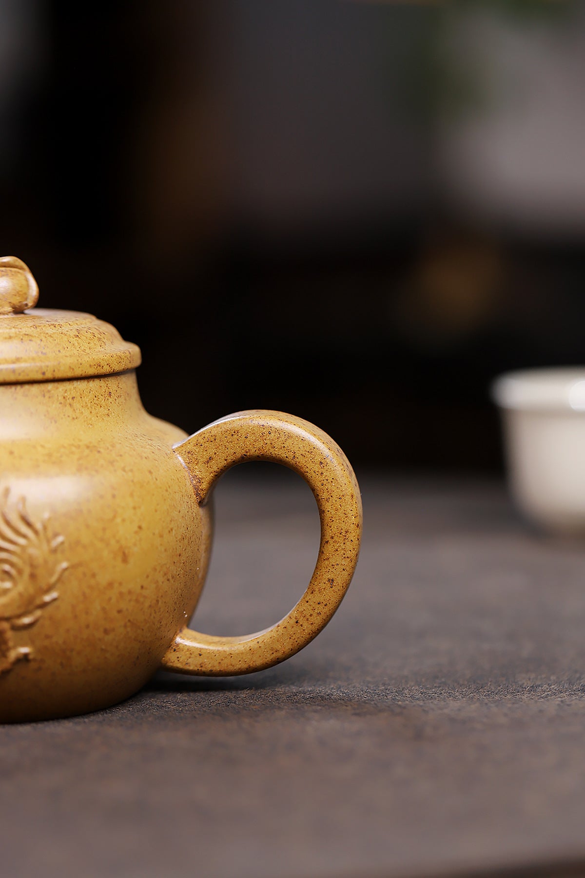 Sifang Longyun Duan Ni Zisha pot