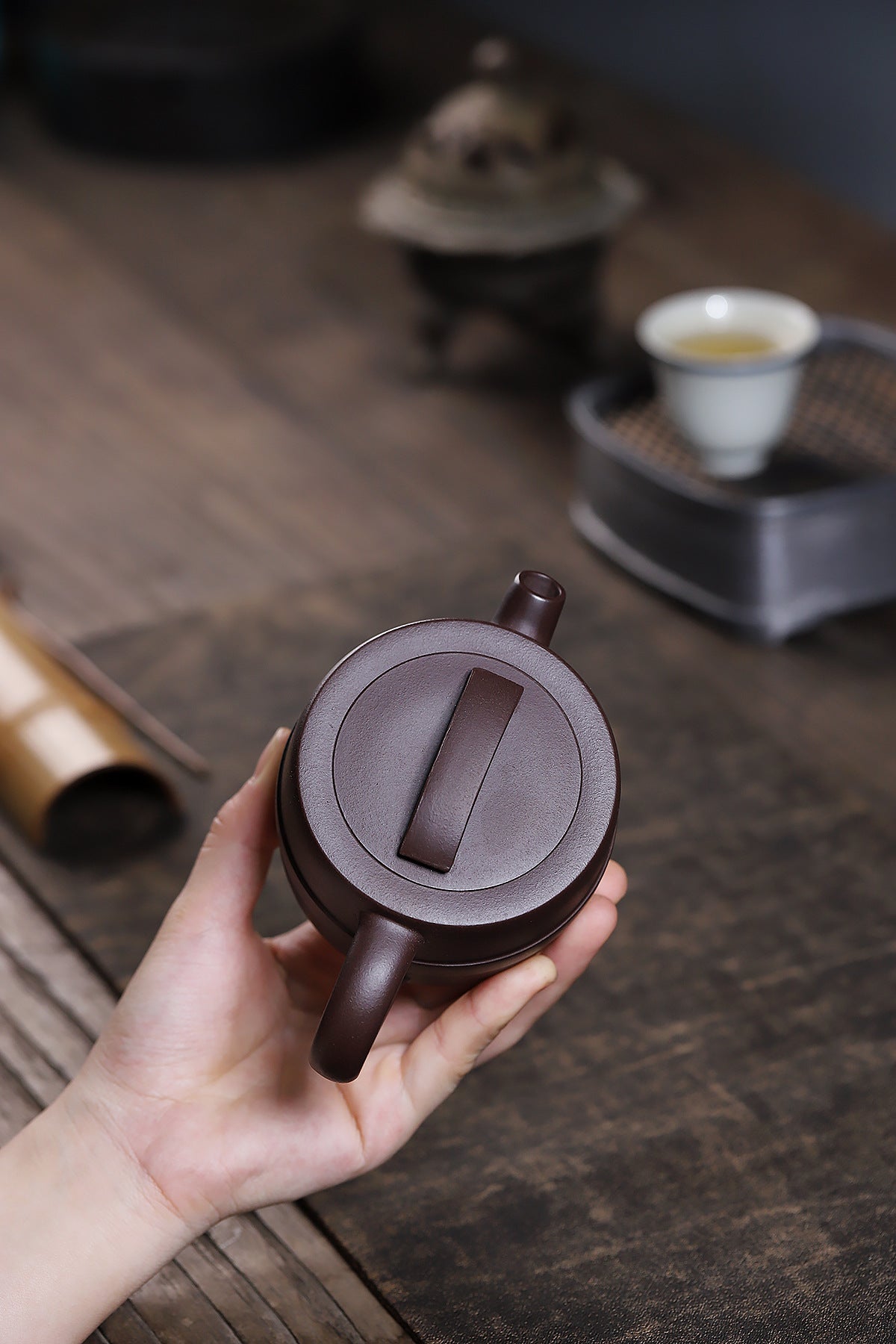 Han tile pot purple mud purple sand teapot