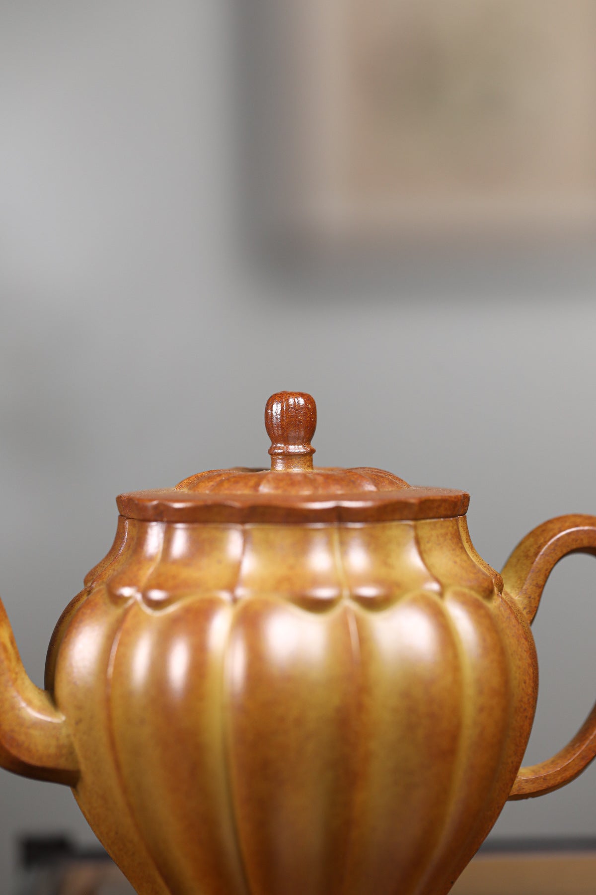 Gaolinghua Yixing Zisha Teapot, Duan Clay, 250 ml