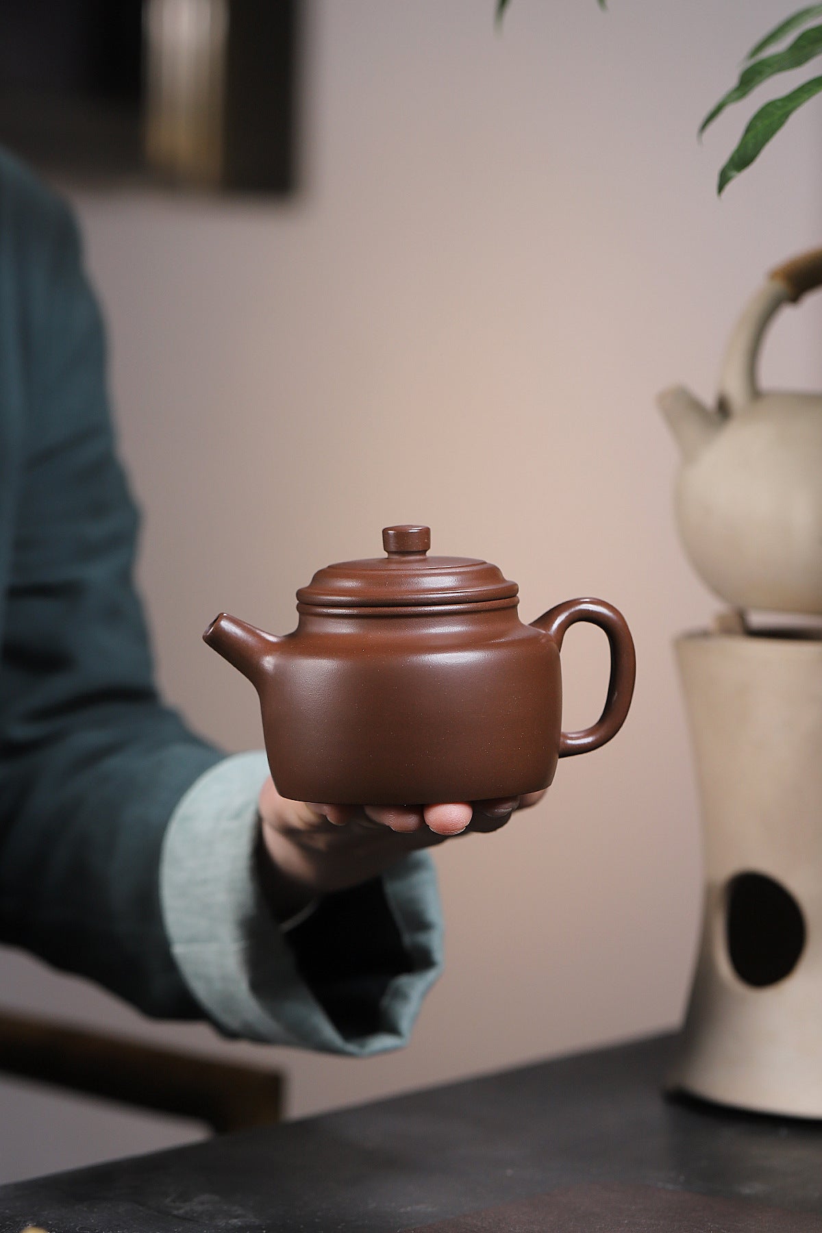 Dezhong purple mud purple clay pot