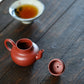 Siting Teapot in Yixing Zisha Clay, 100 ml