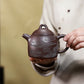 Shanshui Qinquan Yixing Zisha Teapot 320ml raw ore purple clay