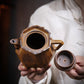 monk's hat high temperature segment mud purple sand teapot